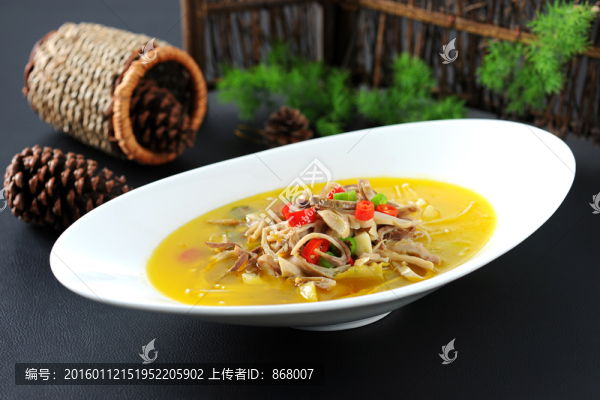 金湯菌菇肚條