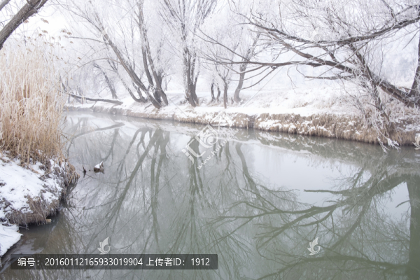 冬天的小河