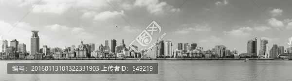 上海浦西黑白照片