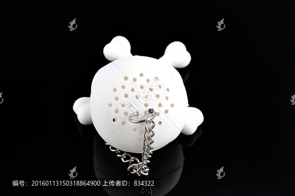 硅膠骷髏頭泡茶器
