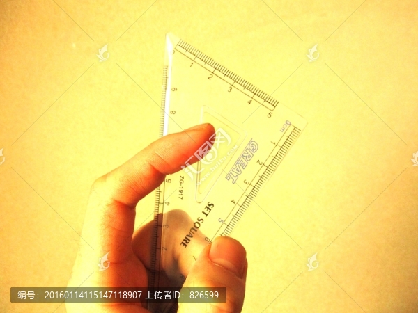 三角尺,手持30度三角尺