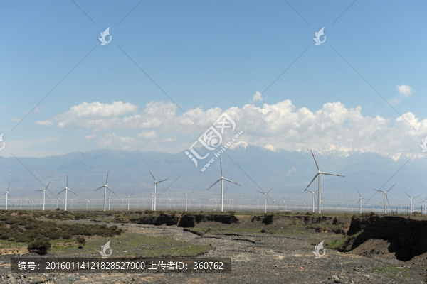戈壁,風力發(fā)電