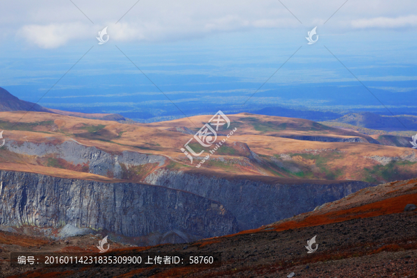 長白山火山地貌風光
