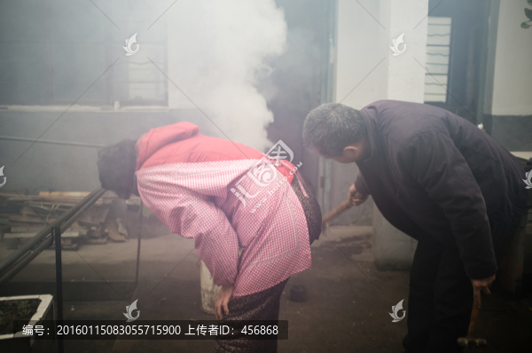夫妻,生煤爐