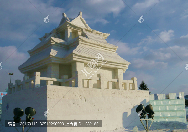 雪雕建筑