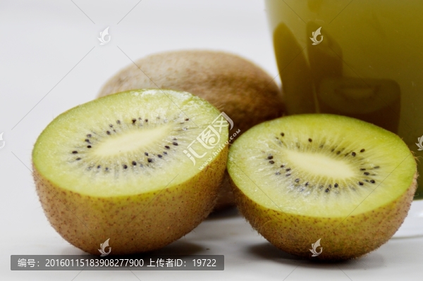切開(kāi)的獼猴桃