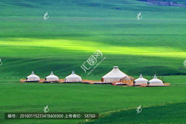 草原風(fēng)景區(qū)蒙古大帳