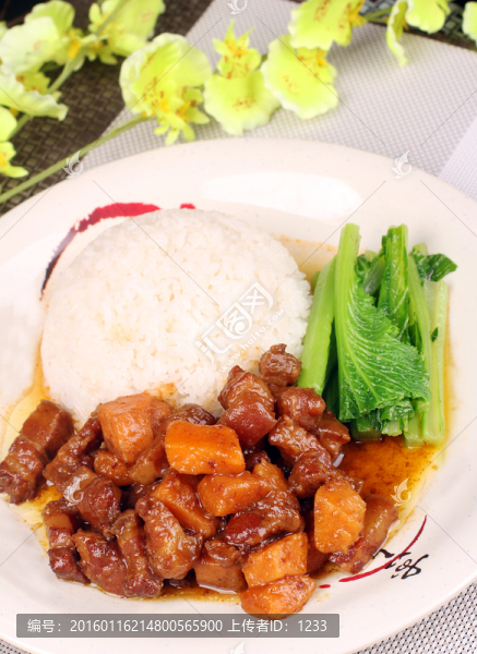 紅薯鹵肉飯