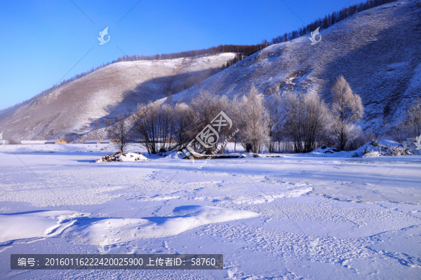 林海雪原霧凇