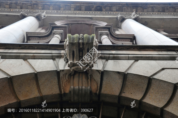 上海老建筑門飾