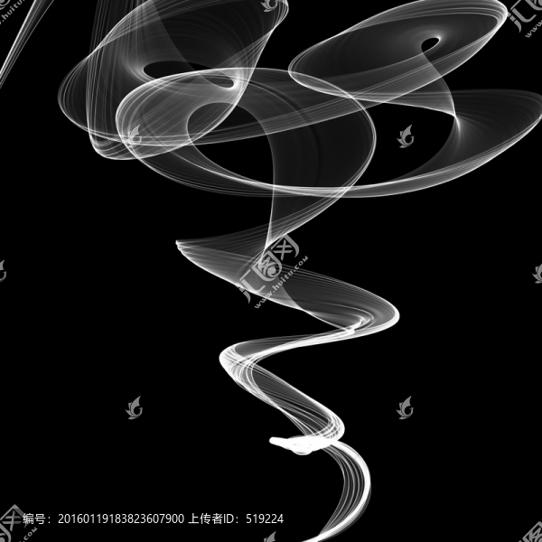 煙霧,水墨,飄帶,TIF無分層