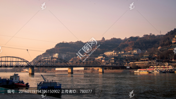 黃河中山橋風光