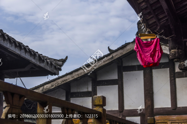 閬中古城,老房子