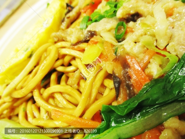 蔥油拌面,蔥油肉絲拌面