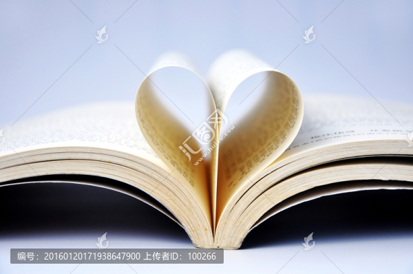 心形書頁