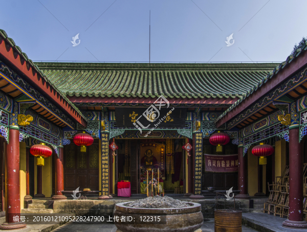 閬中,古庭院