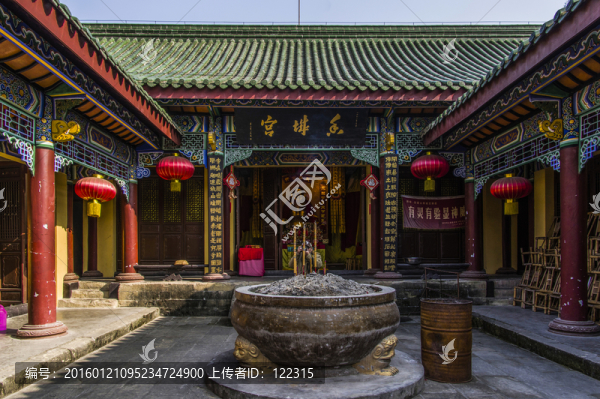 閬中,古庭院