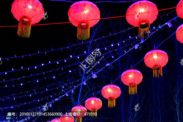 滿(mǎn)天星,亮化,紅燈