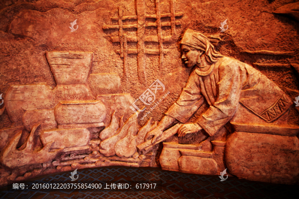 少數(shù)民族,飲火,陶器,雕塑