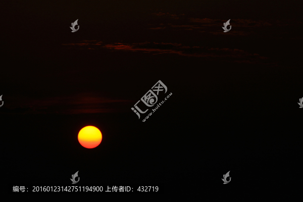 初升的太陽素材