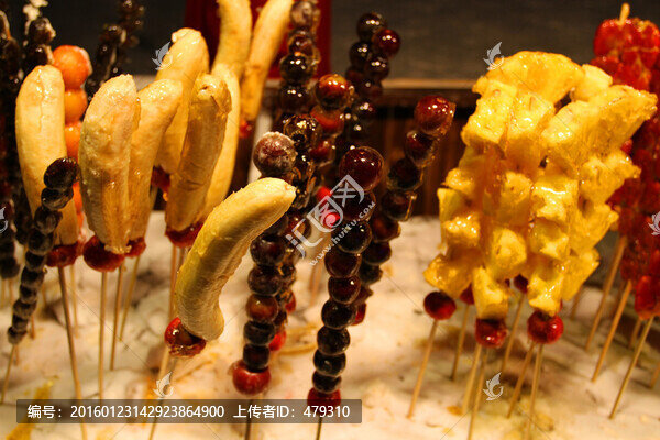 冰糖葫蘆,糖葫蘆,美食,甜食