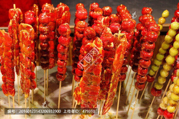 冰糖葫蘆,糖葫蘆,美食,甜食