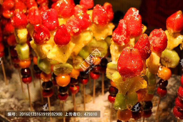 冰糖葫蘆,糖葫蘆,美食,甜食