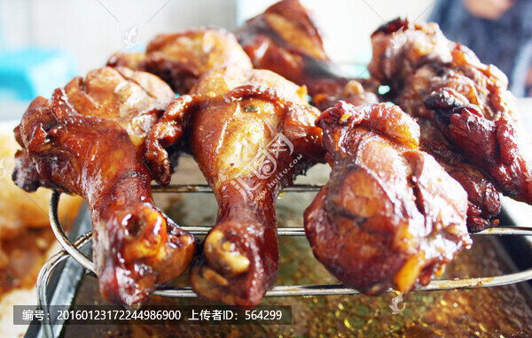 秘制烤雞腿