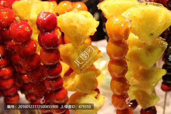 冰糖葫蘆,糖葫蘆,美食,甜食