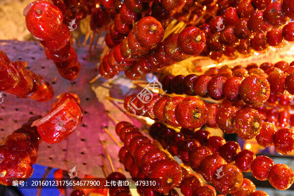 冰糖葫蘆,糖葫蘆,美食,甜食
