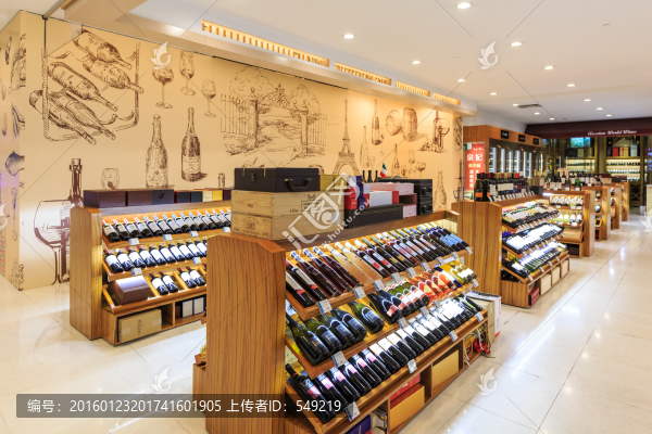 紅酒區(qū),超市