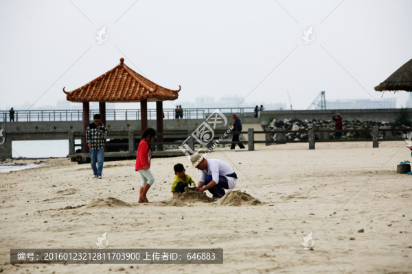 沙灘