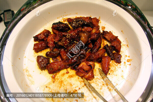 自助餐,飯店菜品,紅燒雞塊