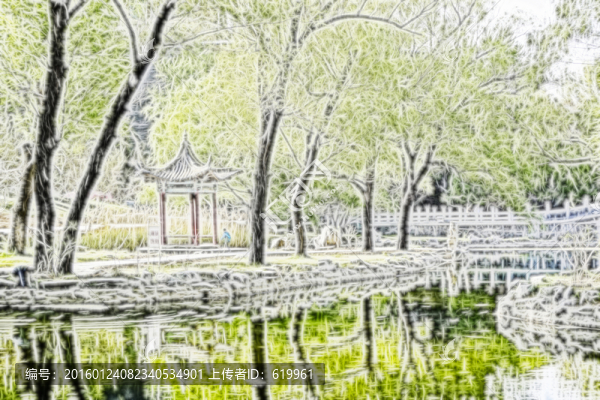 風景畫,抽象畫