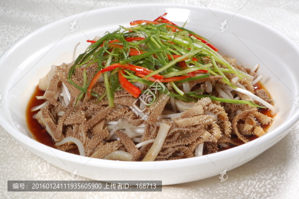 白灼毛肚