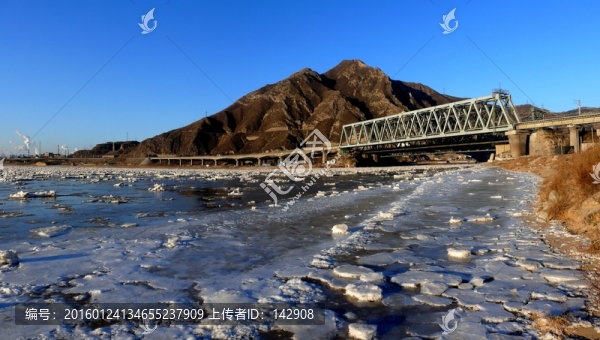 禹門口黃河凌汛