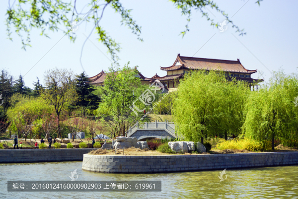 公園春景