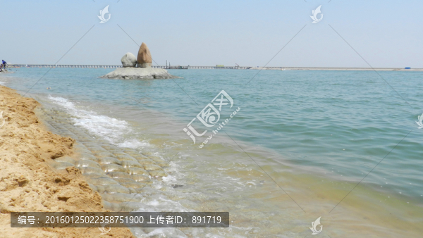 城市沙灘