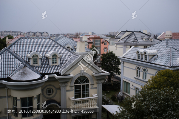 下雪的上海
