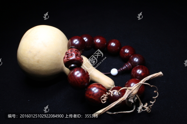 文玩紫檀佛珠