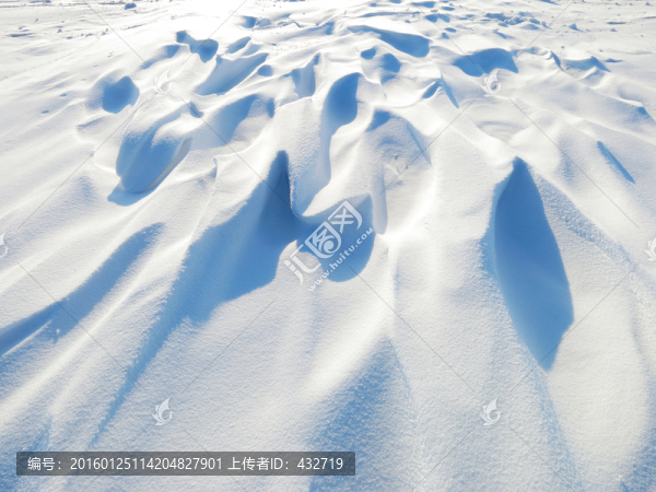 極寒天氣雪地素材
