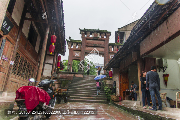 牌坊,堯壩古鎮(zhèn)
