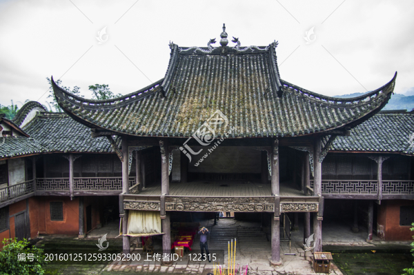 寺廟,靜心閣,堯壩古寨