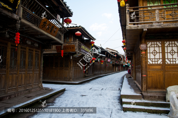 上里古鎮(zhèn)雪景