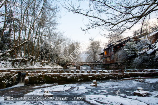 上里古鎮(zhèn)雪景