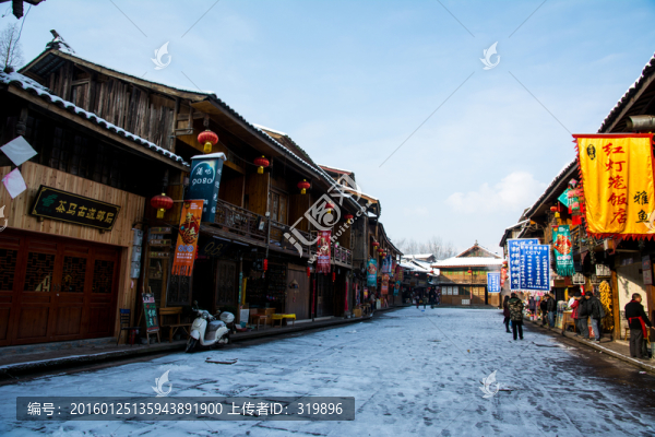 上里古鎮(zhèn)雪景