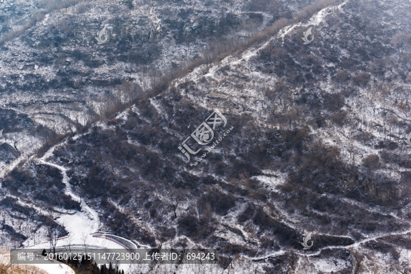 仰天山霧淞,冬,雪,霧淞