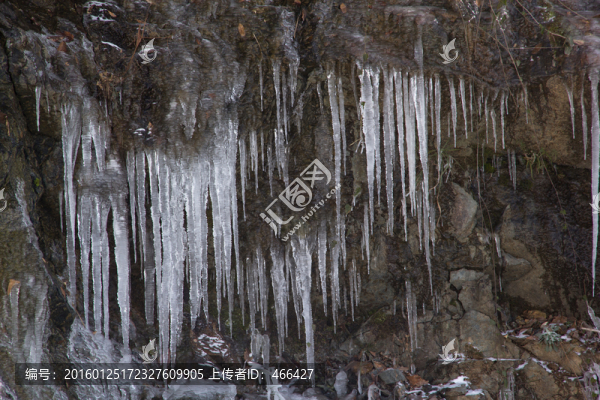 雪冰,冰柱