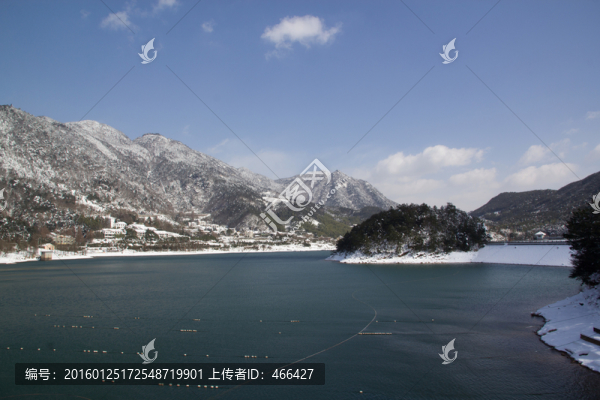 雪景風(fēng)光湖塘