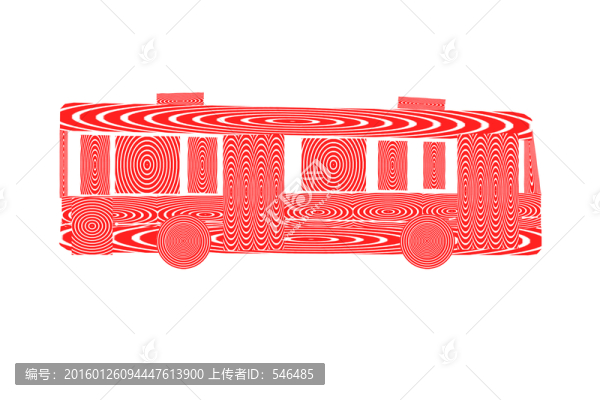 裝飾畫,公共汽車,圓旋中國(guó)風(fēng)